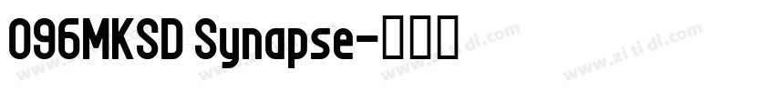 096MKSD Synapse字体转换